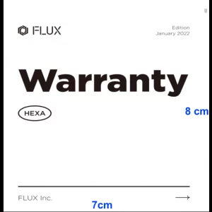 Libro de garantía HEXA