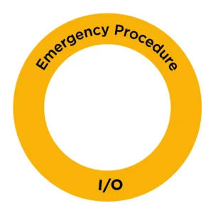 Power button sticker